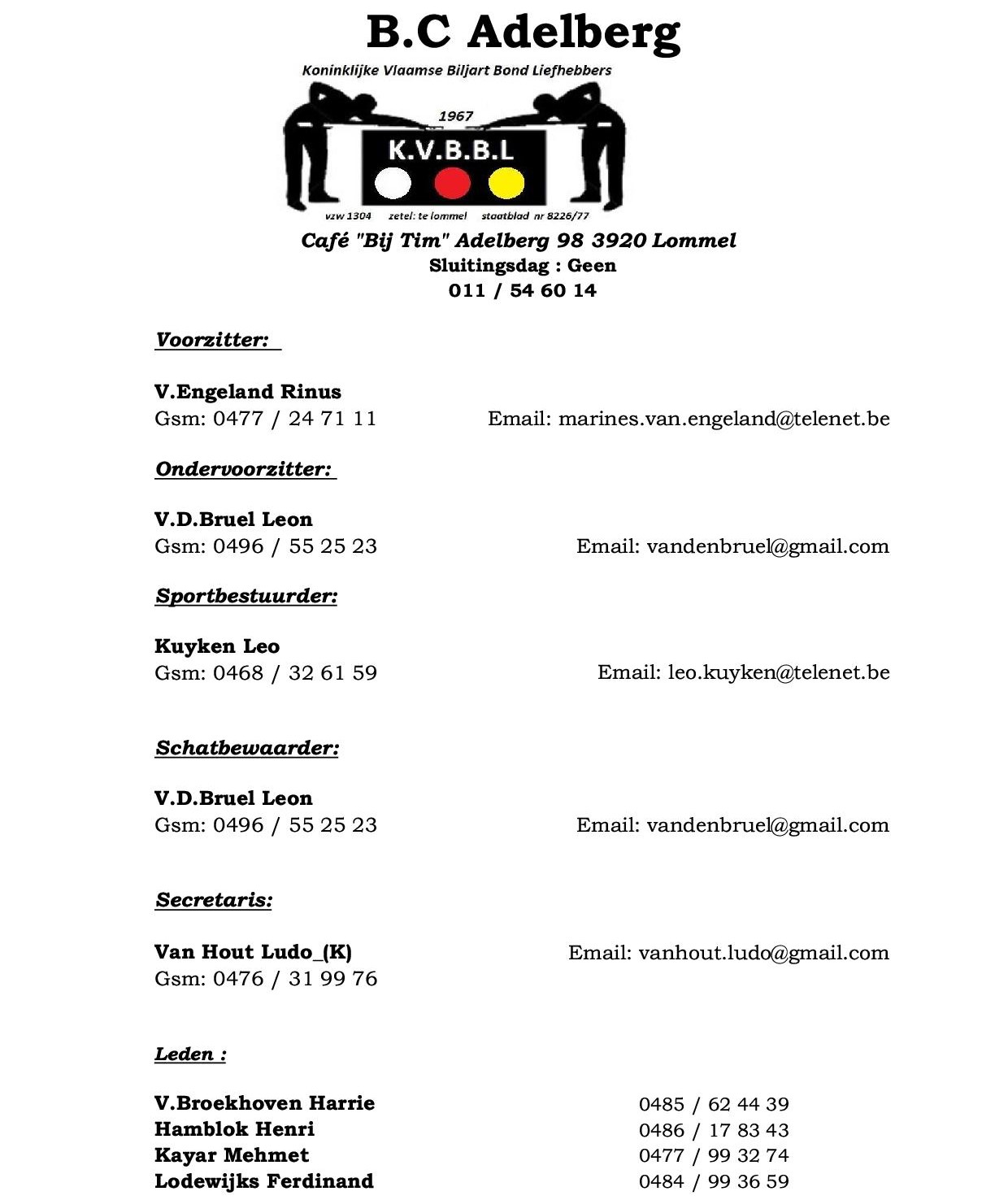 BC Adelberg 2026 2027