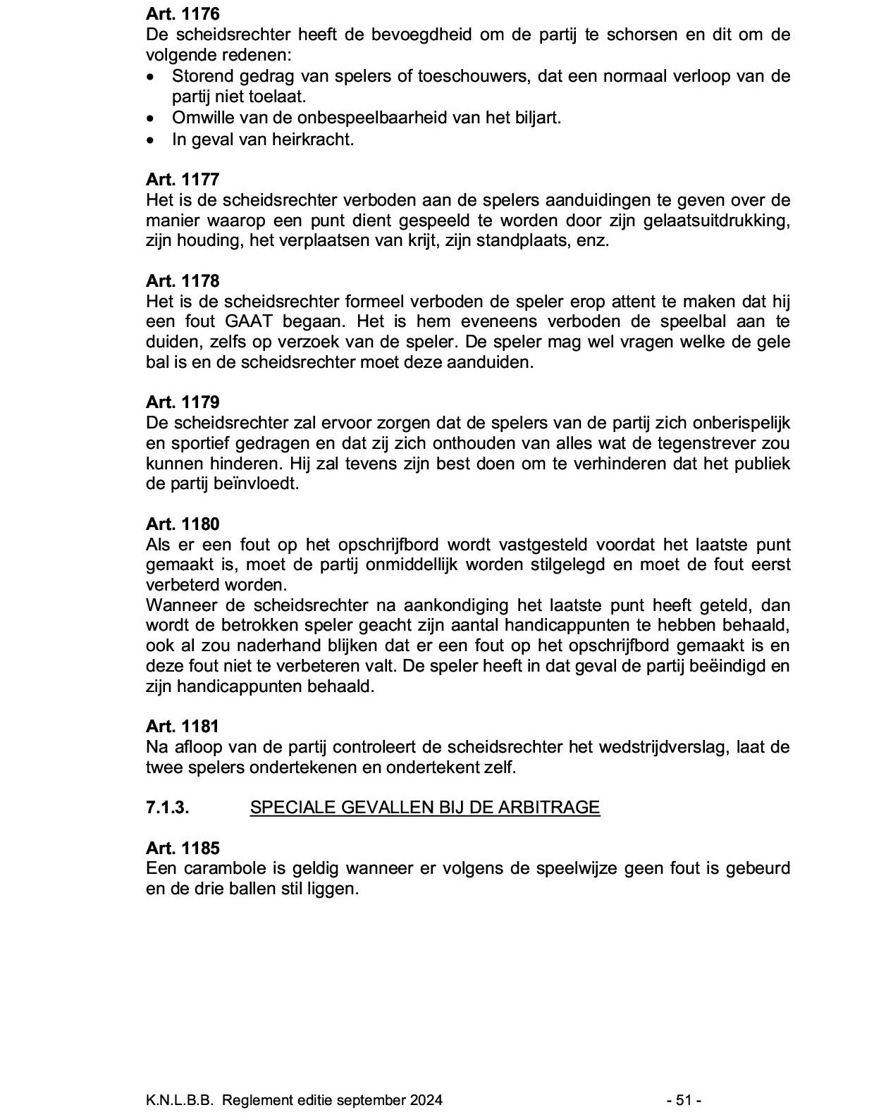 Gemeenschappelijk Reglement KNLBB KVBBL sept 2024 p 51