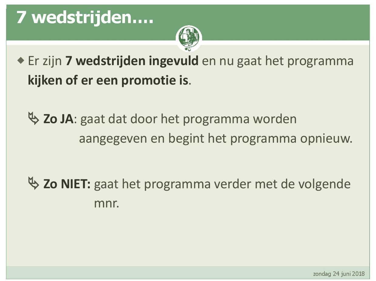 Promotiesysteem seizoen 2018 201941