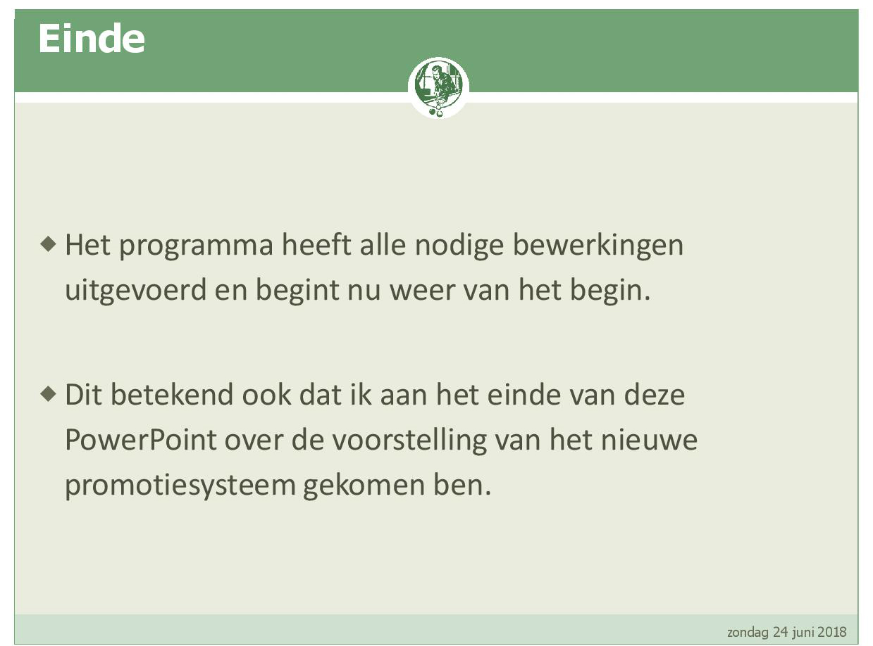 Promotiesysteem seizoen 2018 201959